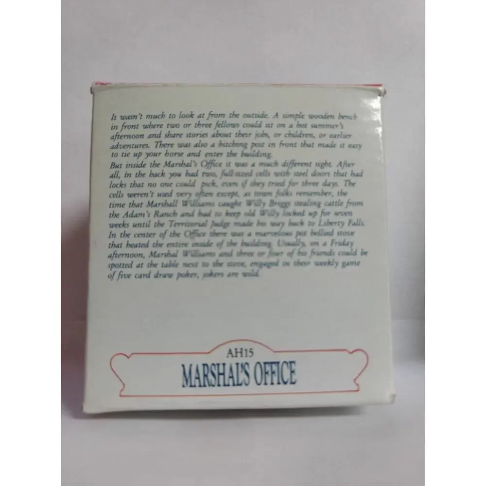Liberty Falls - Americana Collection - Marshal's Office - AH15 - 1992